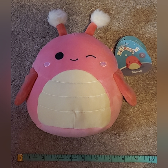 🔥RARE - Silver Tag‼️ Squishmallows Shane the Grasshopper - Picture 7 of 8